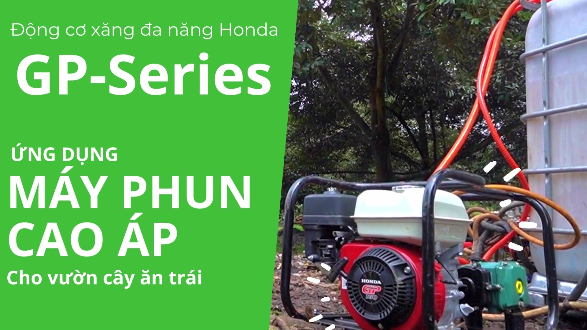 Động cơ Honda GP | Ứng dụng MÁY PHUN CAO ÁP